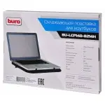 Подставка для ноутбука Buro BU-LCP140-B214H 14"338x255x22мм 1xUSB 2x 140ммFAN 480г металлическая сетка/пластик черный