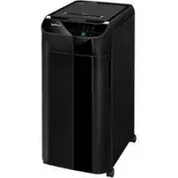Шредер Fellowes AutoMax 350C с автоподачей (секр.P-4) фрагменты 350лист. 68лтр. скрепки скобы пл.карты CD