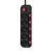 Сетевой фильтр Buro 500SH-5-SW-B 5м (5 розеток) черный (коробка)
