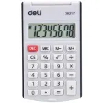 Калькулятор карманный Deli E39217/BLACK черный 8-разр.
