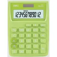 Калькулятор настольный Deli E1238/GRN зеленый 12-разр.