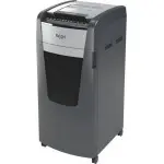 Шредер Rexel Optimum AutoFeed 600X черный с автоподачей (секр.P-4) фрагменты 600лист. 110лтр. скрепки скобы пл.карты