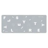 Коврик для мыши A4Tech FStyler FP75 XL серый/белый 750x300x2мм (FP75 SILVER)