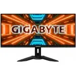 Монитор Gigabyte 34" M34WQ черный IPS LED 1ms 21:9 HDMI M/M матовая HAS Piv 400cd 178гр/178гр 3440x1440 144Hz FreeSync DP 2K USB 10.22кг