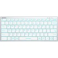 Клавиатура A4Tech Fstyler FX61 белый USB slim LED (FX61 WHITE)