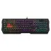 Клавиатура A4Tech Bloody B135N черный USB Multimedia for gamer LED (подставка для запястий) (B135N)