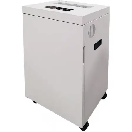 Шредер Office Kit S500 0,8x2 белый (секр.P-7) фрагменты 7лист. 50лтр. скобы пл.карты CD