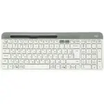 Клавиатура Logitech K580 белый/серебристый USB беспроводная BT/Radio slim Multimedia (920-010623)