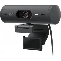 Камера Web Logitech HD Webcam Brio 500 черный 4Mpix (1920x1080) USB Type-C с микрофоном (960-001422)
