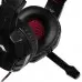 Наушники с микрофоном Оклик HS-L320G Phoenix черный/красный 1.9м мониторные оголовье (359482)