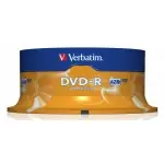 Диск DVD-R Verbatim 4.7Gb 16x Cake Box (25шт) (43522)