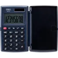 Калькулятор карманный Deli E39219 серый 8-разр.