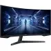 Монитор Samsung 34" Odyssey G5 C34G55TWWI черный VA LED 1ms 21:9 HDMI матовая 250cd 178гр/178гр 3440x1440 165Hz DP UW 5.6кг