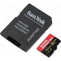 Флеш карта microSDHC 32GB Sandisk SDSQXCG-032G-GN6MA Extreme Pro + adapter