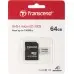 Флеш карта microSDXC 64GB Transcend TS64GUSD300S-A + adapter