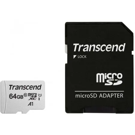 Флеш карта microSDXC 64GB Transcend TS64GUSD300S-A + adapter