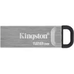 Флеш Диск Kingston 128GB DataTraveler Kyson DTKN/128GB USB3.2 серебристый/черный