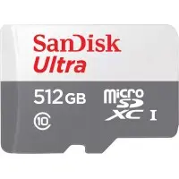 Флеш карта microSDXC 512GB Sandisk SDSQUNR-512G-GN3MN Ultra w/o adapter