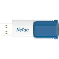 Флеш Диск Netac 16Gb U182 NT03U182N-016G-30BL USB3.0 синий/белый