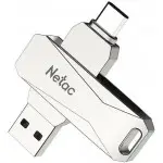Флеш Диск Netac 256GB U782C NT03U782C-256G-30PN USB3.0 серебристый