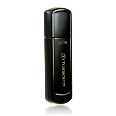 Флеш Диск Transcend 64Gb Jetflash 350 TS64GJF350 USB2.0 черный