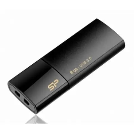 Флеш Диск Silicon Power 8Gb Blaze B05 SP008GBUF3B05V1K USB3.0 черный