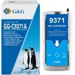 Картридж струйный G&G GG-C9371A голубой (130мл) для HP HP Designjet T610, T770, T790eprinter, T1300eprinter, T1100, T1100PS, T1120, T1120PS, T1200, T1200PS, T1200HDMultifunction, T2300eMultifunction