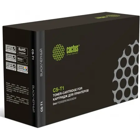 Картридж лазерный Cactus T1 CS-T1 черный (3500стр.) для Deli P2500DW/M2500DW