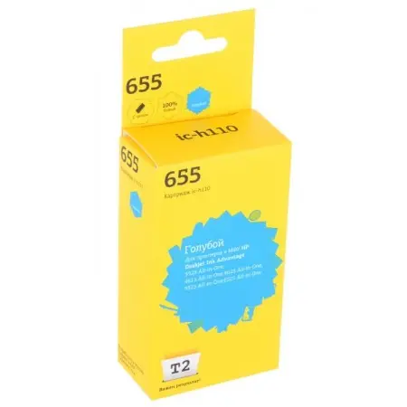 Картридж струйный T2 IC-H110 CZ110A голубой для HP IA 3525/4615/4625/5525/6525