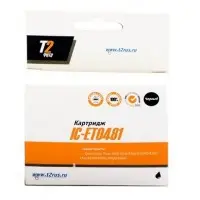 Картридж струйный T2 C13T048140 IC-ET0481 C13T04814010 черный для Epson St Ph R200/R300