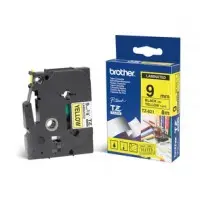 Картридж ленточный Brother TZE621 черный на желтом 9x8 для Brother P-Touch