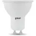 Лампа светодиодная Gauss MR16 7Вт цок.:GU10 спот 220B 4100K св.свеч.бел.нейт. MR16 (упак.:1шт) (101506207)