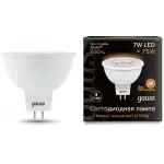 Лампа светодиодная Gauss MR16 7Вт цок.:GU5.3 спот 220B 2700K св.свеч.бел.теп. MR16 (упак.:1шт) (101505107)
