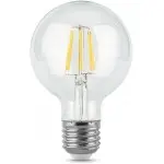 Лампа светодиодная Gauss Filament G95 6Вт цок.:E27 шар 220B 2700K св.свеч.бел.теп. (упак.:1шт) (105802106)