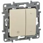 Диммер Legrand Etika скрыт. кноп. IP20 слоновая кость (672318)