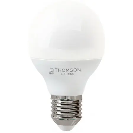 Лампа светодиодная Thomson TH-B2318 6Вт цок.:E27 шар 220B 6500K св.свеч.бел.хол. Globe (упак.:1шт)