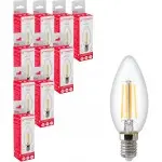 Лампа светодиодная Thomson Filament TH-B2071 11Вт цок.:E14 свеча 220B 2700K св.свеч.бел.теп. Candle (упак.:10шт) (TH-B2071-10)