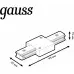 Соединитель Gauss TR105 черный