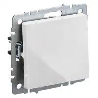 Выключатель IEK Brite ВС10-1-0-БрБ скрыт. 1кл. IP20 белый (упак.:1шт) (BR-V10-0-10-K01)