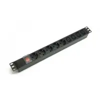 Блок распределения питания NT SOC.BR 230.10B-5S-4С13-С14 B 447070 гор.размещ. 5xSchuko 4xC13 10A C14