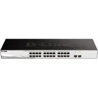 Коммутатор D-Link DGS-1210-26/F (L2) 24x1Гбит/с 2SFP управляемый