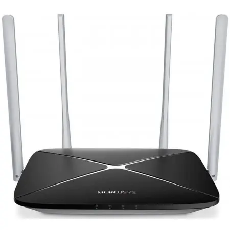 Роутер беспроводной Mercusys AC12 AC1200 10/100BASE-TX черный