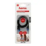 Патч-корд Hama Slim-Flexible UTP 4 пары cat.6 1.5м черный RJ-45 (m)-RJ-45 (m) (00135777)