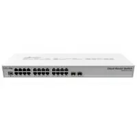 Коммутатор MikroTik CRS326-24G-2S+RM (L3) 24x1Гбит/с 2SFP+ управляемый