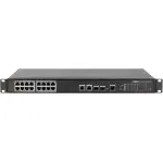 Коммутатор Dahua DH-PFS4218-16ET-190 16x100Мбит/с 2x1Гбит/с 2xКомбо(1000BASE-T/SFP) 16PoE управляемый