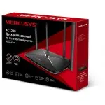 Роутер беспроводной Mercusys AC12G AC1200 10/100/1000BASE-TX черный