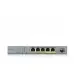 Коммутатор Zyxel GS1350-6HP-EU0101F (L2) 5x1Гбит/с 1SFP 4PoE+ 1PoE++ 60W управляемый