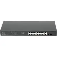 Коммутатор TP-Link TL-SG1218MPE (L2) 18x1Гбит/с 2xКомбо(1000BASE-T/SFP) 16PoE+ 192W управляемый