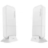 Точка доступа MikroTik wAP60G (RBWAPG-60ADKIT) 10/100/1000BASE-TX белый (упак.:2шт)