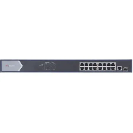 Коммутатор Hikvision DS-3E0518P-E 17x1Гбит/с 1SFP 16PoE+ 230W неуправляемый